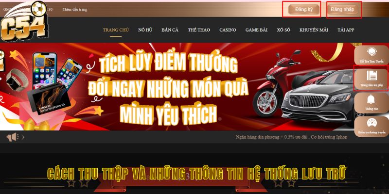 Cách thu thập và những thông tin hệ thống lưu trữ